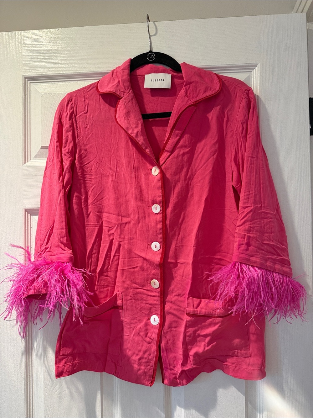Sleeper pink pajama set size small